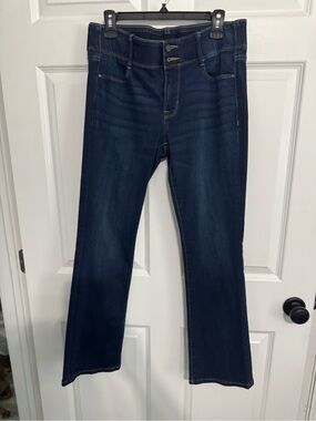 Apt. 9 Dark Blue Flared Stretch Jeans